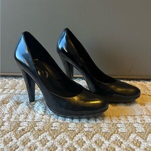 Nine West Women Black High Heels Shoes Size 8
